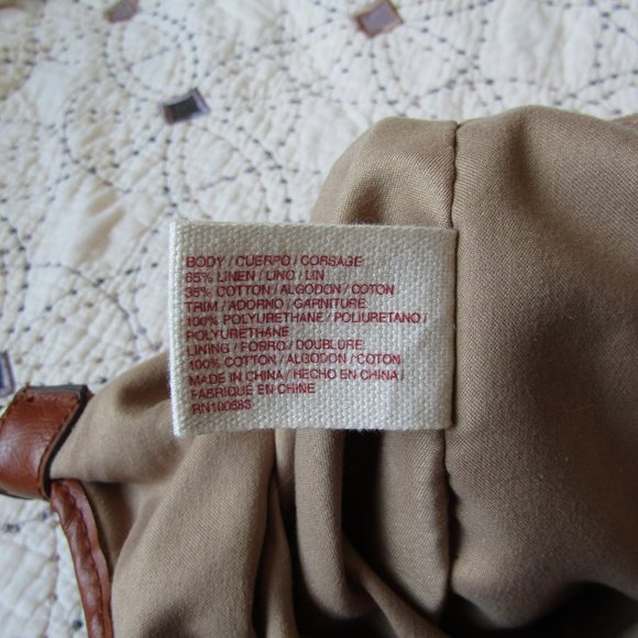 EUC Lucky Brand Large Embroidered Canvas Tote - Picture 11 of 14